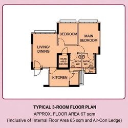 Blk 443D West Ridges @ Bukit Batok (Bukit Batok), HDB 3 Rooms #542649121